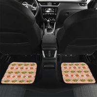 Hawaii Papaya Car Mats Cute Cosplay Humuhumu Fish Plumeria Waves