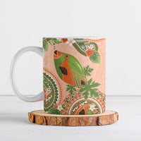 Hawaii Papaya Ceramic Mug Cute Cosplay Humuhumu Fish Plumeria Waves