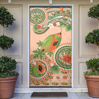 Hawaii Papaya Door Cover Cute Cosplay Humuhumu Fish Plumeria Waves