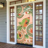 Hawaii Papaya Door Cover Cute Cosplay Humuhumu Fish Plumeria Waves