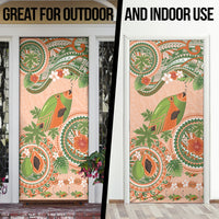 Hawaii Papaya Door Cover Cute Cosplay Humuhumu Fish Plumeria Waves