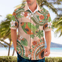 Hawaii Papaya Hawaiian Shirt Cute Cosplay Humuhumu Fish Plumeria Waves