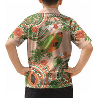 Hawaii Papaya Hawaiian Shirt Cute Cosplay Humuhumu Fish Plumeria Waves