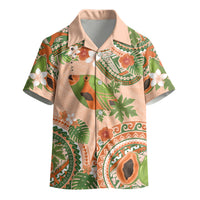 Hawaii Papaya Kid Hawaiian Shirt Cute Cosplay Humuhumu Fish Plumeria Waves
