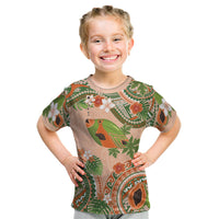 Hawaii Papaya Kid T Shirt Cute Cosplay Humuhumu Fish Plumeria Waves