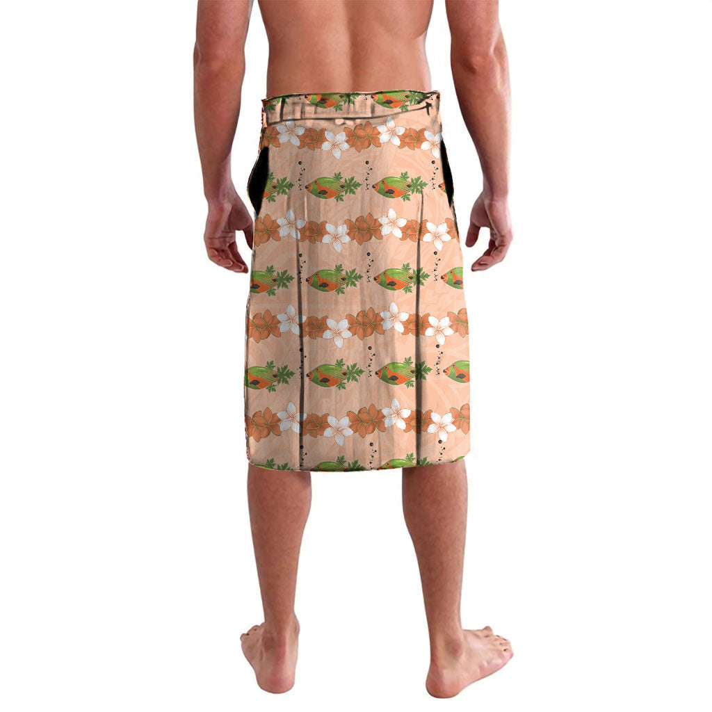Hawaii Papaya Lavalava Cute Cosplay Humuhumu Fish Plumeria Waves