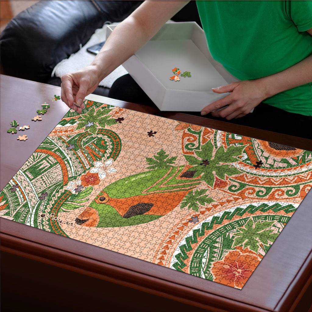 Hawaii Papaya Puzzle Cute Cosplay Humuhumu Fish Plumeria Waves
