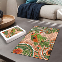 Hawaii Papaya Puzzle Cute Cosplay Humuhumu Fish Plumeria Waves