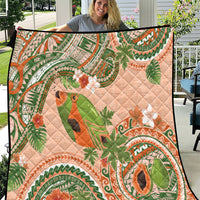 Hawaii Papaya Quilt Cute Cosplay Humuhumu Fish Plumeria Waves