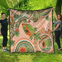 Hawaii Papaya Quilt Cute Cosplay Humuhumu Fish Plumeria Waves