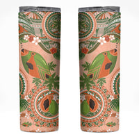 Hawaii Papaya Skinny Tumbler Cute Cosplay Humuhumu Fish Plumeria Waves