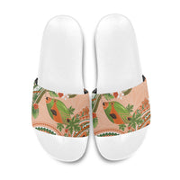 Hawaii Papaya Slide Sandals Cute Cosplay Humuhumu Fish Plumeria Waves