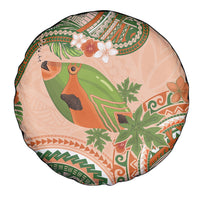 Hawaii Papaya Spare Tire Cover Cute Cosplay Humuhumu Fish Plumeria Waves