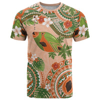 Hawaii Papaya T Shirt Cute Cosplay Humuhumu Fish Plumeria Waves