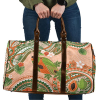 Hawaii Papaya Travel Bag Cute Cosplay Humuhumu Fish Plumeria Waves