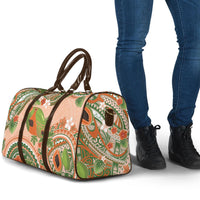 Hawaii Papaya Travel Bag Cute Cosplay Humuhumu Fish Plumeria Waves