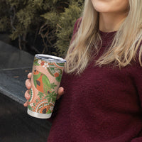 Hawaii Papaya Tumbler Cup Cute Cosplay Humuhumu Fish Plumeria Waves