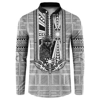 Mabuhay Philippines Festival Button Sweatshirt Philippine Eagle Sun Three Stars Barong Pattern