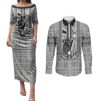 Mabuhay Philippines Festival Couples Matching Puletasi and Long Sleeve Button Shirt Philippine Eagle Sun Three Stars Barong Pattern