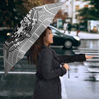 Mabuhay Philippines Festival Umbrella Philippine Eagle Sun Three Stars Barong Pattern