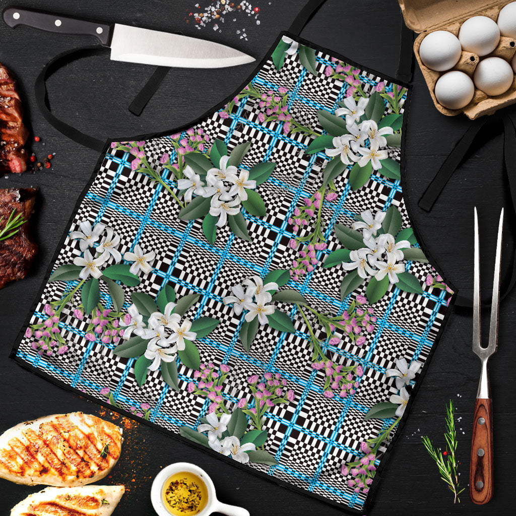 Blue Binakol Motifs With Jasminum Sambac Apron Mabuhay Philippines Festival
