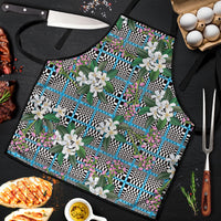 Blue Binakol Motifs With Jasminum Sambac Apron Mabuhay Philippines Festival