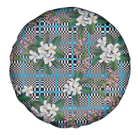 Blue Binakol Motifs With Jasminum Sambac Spare Tire Cover Mabuhay Philippines Festival