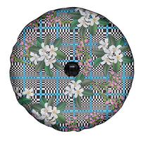 Blue Binakol Motifs With Jasminum Sambac Spare Tire Cover Mabuhay Philippines Festival