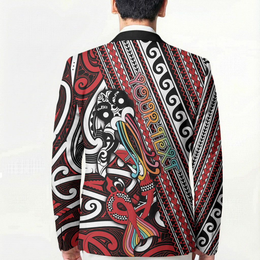 Personalised Maori Language Week Blazer Ake Ake Ake Tribal Patterns