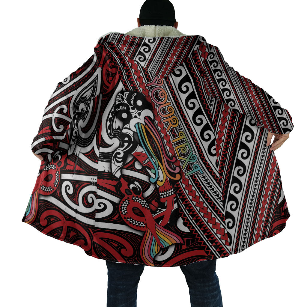 Personalised Maori Language Week Cloak Ake Ake Ake Tribal Patterns