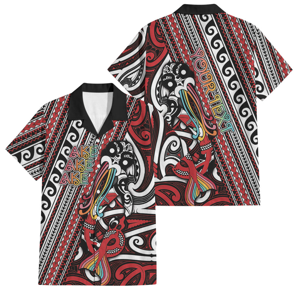 Personalised Maori Language Week Family Matching Summer Maxi Dress and Hawaiian Shirt Ake Ake Ake Tribal Patterns