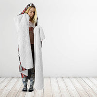 Maori Language Week Hooded Blanket Ake Ake Ake Tribal Patterns