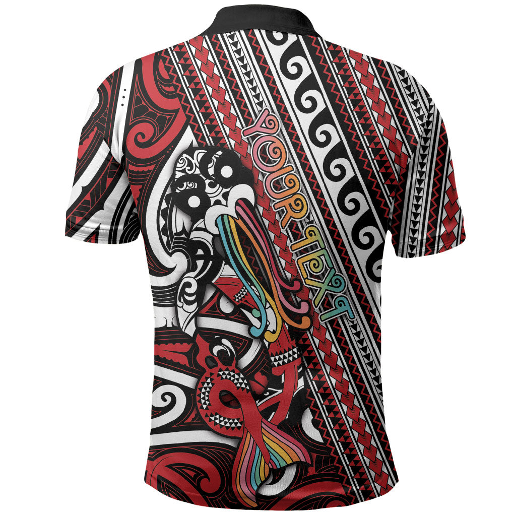 Personalised Maori Language Week Polo Shirt Ake Ake Ake Tribal Patterns