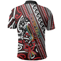 Personalised Maori Language Week Polo Shirt Ake Ake Ake Tribal Patterns