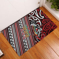 Maori Language Week Rubber Doormat Ake Ake Ake Tribal Patterns