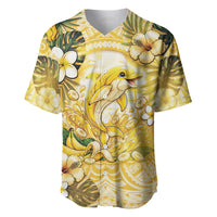 Hawaii Banana Dolphin Baseball Jersey Cute Cosplay Naiʻa Fish Tribal Patterns