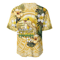 Hawaii Banana Dolphin Baseball Jersey Cute Cosplay Naiʻa Fish Tribal Patterns
