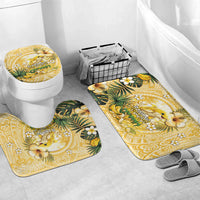 Hawaii Banana Dolphin Bathroom Set Cute Cosplay Naiʻa Fish Tribal Patterns