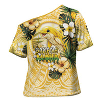 Hawaii Banana Dolphin Cross Shoulder Shirt Cute Cosplay Naiʻa Fish Tribal Patterns