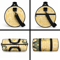 Hawaii Banana Dolphin Duffle Bag Cute Cosplay Naiʻa Fish Tribal Patterns