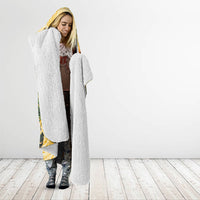 Hawaii Banana Dolphin Hooded Blanket Cute Cosplay Naiʻa Fish Tribal Patterns