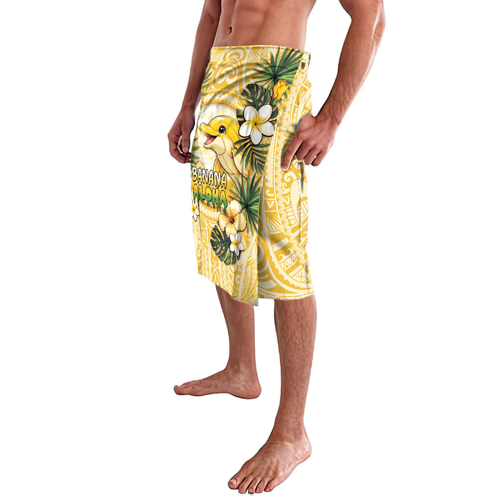 Hawaii Banana Dolphin Lavalava Cute Cosplay Naiʻa Fish Tribal Patterns