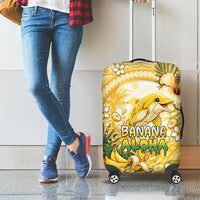 Hawaii Banana Dolphin Luggage Cover Cute Cosplay Naiʻa Fish Tribal Patterns