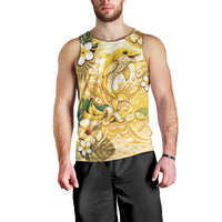 Hawaii Banana Dolphin Men Tank Top Cute Cosplay Naiʻa Fish Tribal Patterns