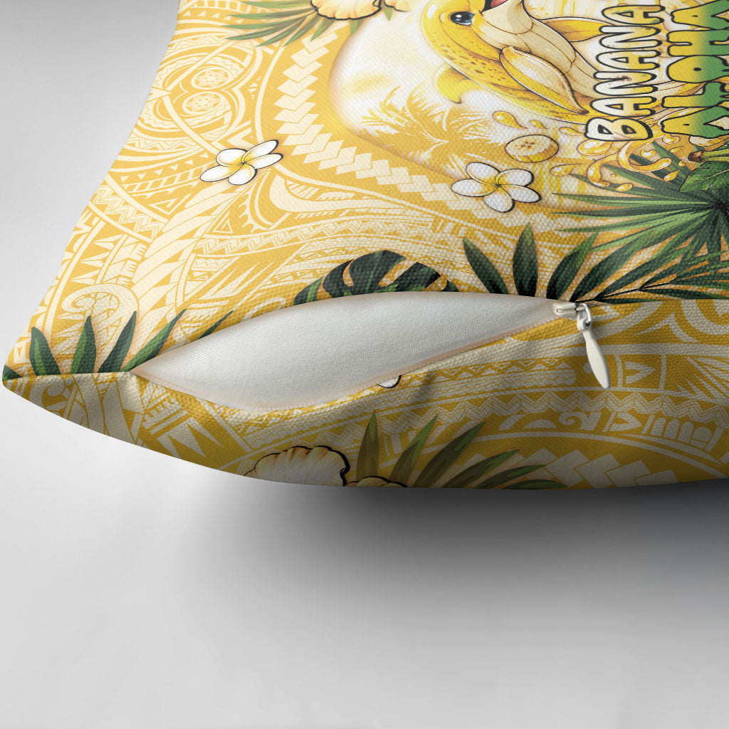 Hawaii Banana Dolphin Pillow Cover Cute Cosplay Naiʻa Fish Tribal Patterns