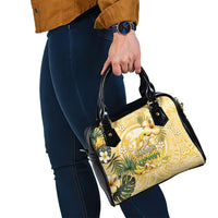 Hawaii Banana Dolphin Shoulder Handbag Cute Cosplay Naiʻa Fish Tribal Patterns