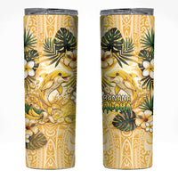 Hawaii Banana Dolphin Skinny Tumbler Cute Cosplay Naiʻa Fish Tribal Patterns