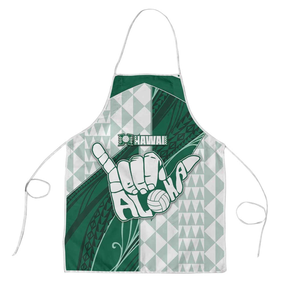 Hawaii Volleyball Apron Shaka Aloha Hand