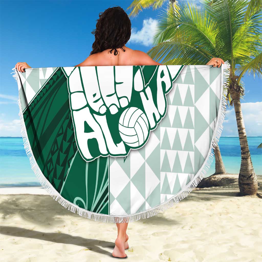 Hawaii Volleyball Beach Blanket Shaka Aloha Hand DT05 - Polynesian Pride