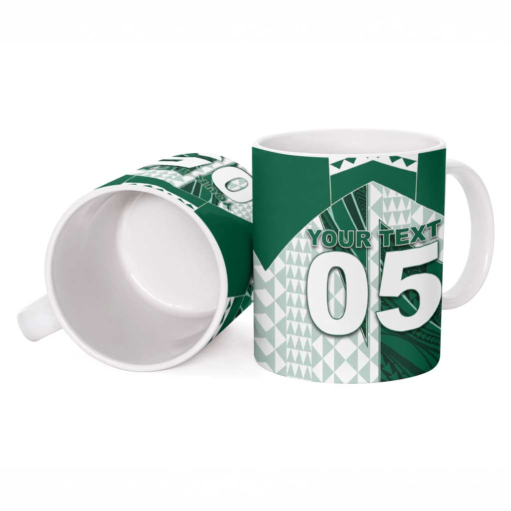 Custom Hawaii Volleyball Ceramic Mug Shaka Aloha Hand DT05 - Polynesian Pride
